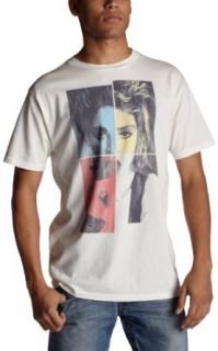 Junk Food Clothing Men's Madonna 80'S Colored Squares T Shirt,Sugar,Small Clothing