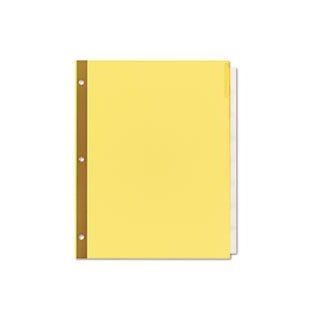 Extended Insert Indexes, Eight Clear Tabs, Letter, Buff, 6 Sets/Box : Binder Index Dividers : Office Products