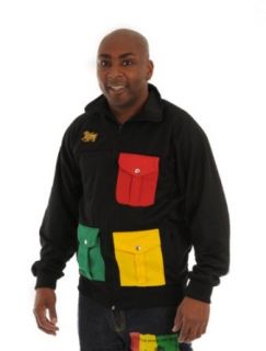 rasta4real Rasta Lion of Judah Jacket   BLACK at  Mens Clothing store