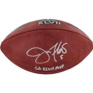 NFL Baltimore Ravens Joe Flacco Signed Super Bowl XLVII Football  Sports Related Collectible Footballs  Sports & Outdoors