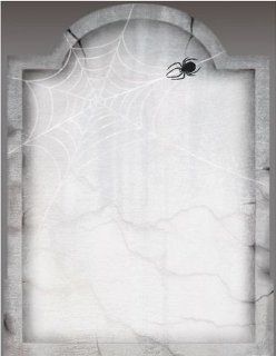 Graveyard Tombstone & Spider Webs Halloween Laser & Inkjet Computer Printer Paper: Everything Else