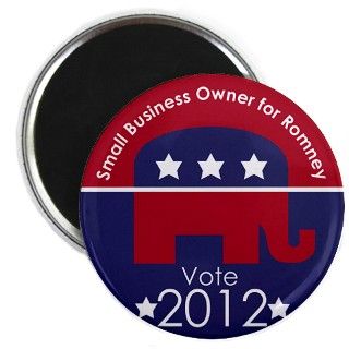 Small Business Owner for Romney Magnet by nisesomi