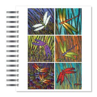 ECOeverywhere Dragonfly Collage Picture Photo Album, 18 Pages, Holds 72 Photos, 7.75 x 8.75 Inches, Multicolored (PA11973) : Wirebound Notebooks : Office Products