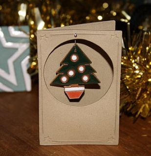 ceramic christmas cards by tom gloster