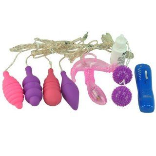 Baile Top Sex Tools for Couple Waterproof Flirting Suits with Anal Beads, Controller Vibrator, Rubber Ball: Health & Personal Care