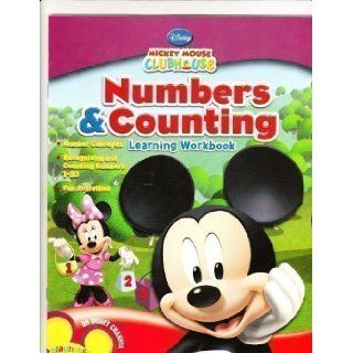 Mickey Mouse Clubhouse Numbers & Counting Learning Workbook: Playhouse Disney: 9781615680870: Books