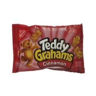 Teddy Grahams Cinnamon Snacks (1 Ounce Packages), 12 Count Trays (Pack of 2) : Graham Crackers : Grocery & Gourmet Food