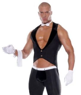 Men's Five Piece Sexy Butler Costume: Clothing