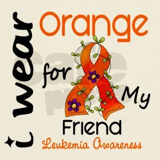 I Wear Orange 43 Leukemia T Shirt by orangeribbon