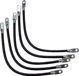 CLUB CAR Battery cable set. Includes five 14" 6 gauge cables. For Club Car 48 volt electric 1995 up DS cars. FREE SHIPPING USA, EXCEPT ALASKA & HAWAII! : Golf Carts : Patio, Lawn & Garden