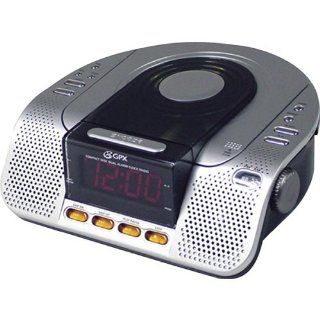 GPX CRCD3805 Dual Alarm Clock Radio with CD Player and AM/FM Radio: Electronics