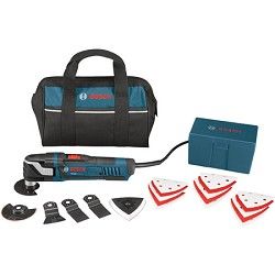 Bosch Multi X 3.0 Amp Oscillating Tool Kit with Bag