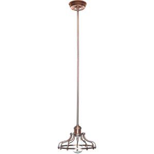 Maxim MAX 25044ACP Antique Copper Mini Hi Bay 1 Light Pendant