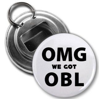 OMG We Got OBL Obama Gets Osama Bin Laden 2.25 inch Button Style Bottle Opener: Everything Else