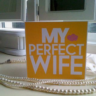 perfect wife card by my love lane