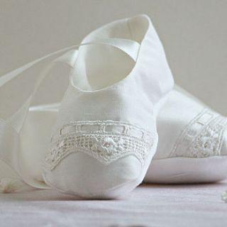 vienna ballet slippers by adore baby