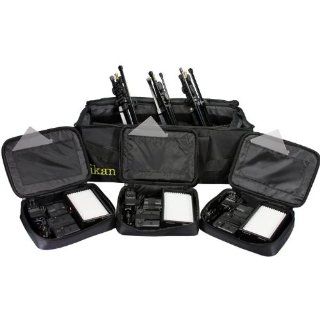 iKan Corporation iLED 312 3 Point Light Kit with bag and Stands Black, (iled312 Kit) : On Camera Video Lights : Camera & Photo