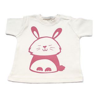 bouncy bunny organic cotton baby t shirt by nell