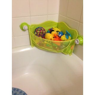 BRICA Corner Bath Basket Toy Organizer : Bathtub Toy Bags : Baby