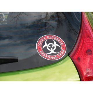 Zombie Outbreak Response Team Cool Vinyl Decal Bumper Sticker (Decal Kingz) 5"x5" Automotive