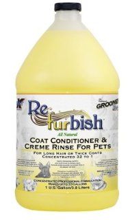 Brand New DOUBLE K INDUSTRIES   GROOMERS EDGE REFURBISH CONDITIONER (1 GALLON) "DOG PRODUCTS   DOG GROOMING   CONDITIONERS": Office Products