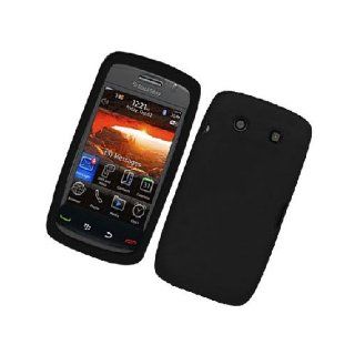 BlackBerry Curve 9350 9360 9370 Black Soft Silicone Gel Skin Cover Case: Cell Phones & Accessories