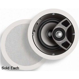 Polk Audio TC60i Round 2 Way 6.5 Inch In Ceiling Loudspeaker (Single, White) Electronics