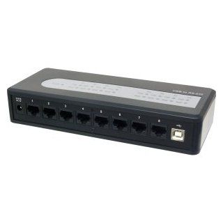 siig inc id sc0811 s1 8port usb 2.0 to rs 232 hub industrial converter: Computers & Accessories