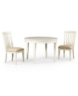 Sanibel Dining Room Furniture, 3 Piece Set (Round Table and 2 Side Chairs)   Furniture