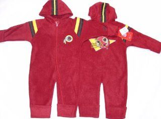 Washington Redskins NFL Reebok Baby Fleece Coverall (Size 18 Months) : Infant And Toddler Sports Fan Apparel : Sports & Outdoors