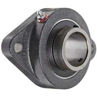 Browning VF2S 228 Normal Duty Flange Unit, 2 Bolt, Setscrew Lock, Regreasable, Contact and Flinger Seal, Cast Iron, Inch, 1 3/4" Bore, 5 27/32" Bolt Hole Spacing Width, 7 1/16" Overall Width: Flange Block Bearings: Industrial & Scientifi