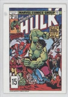 The Incredible Hulk 227 COMC REVIEWED Good to VG EX (Trading Card) 1978 Drakes The Incredible Hulk Covers #15: Entertainment Collectibles