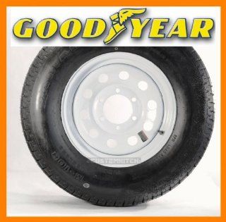 Goodyear Marathon Trailer Tire + Rim ST225/75R15 225/75 15 15 Wheel White Mod: Automotive