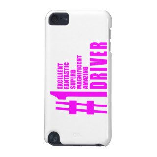 Girls Driving Drivers : Pink Number One Driver iPod Touch (5th Generation) Covers