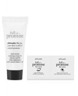 Receive a FREE full of promise skincare trio with $50 philosophy purchase   Gifts with Purchase   Beauty