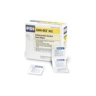 PDI Sani Dex Alc Antimicrobial Alcohol Gel Hand Wipes, 1000 Individual Packets: Health & Personal Care