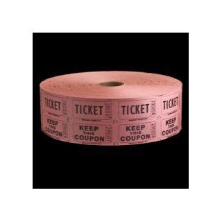 50/50 Double Raflle Tickets   Pink   2000 Tickets: Toys & Games