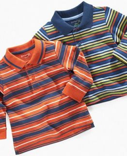 First Impressions Playwear Baby Shirt, Baby Boys Striped Polo Shirt   Kids