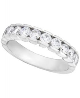 Diamond Ring, 14k White Gold Diamond Wedding Band (1/2 ct. t.w.)   Rings   Jewelry & Watches