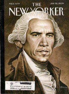 JANUARY 2009 THE NEW YORKER BARACK OBAMA AS GEORGE WASHINGTON!: THE NEW YORKER MAGAZINE: Books
