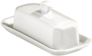 Pillivuyt American Style Porcelain Covered Butter Tray: Kitchen & Dining