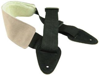 Perris Leathers KDL40S 207 2 Inch Nylon Guitar Strap with Suede and Sheep Skin Pad: Musical Instruments