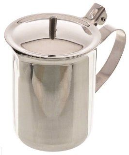 Browne Foodservice S202 Stainless Steel Economy Tea Pot/Creamer, 10 Ounce: Kitchen & Dining