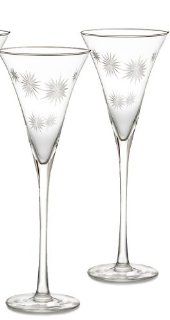 Marquis By Waterford Celebration Champagne Flutes, Set of 2: Flute Pair Waterford: Kitchen & Dining