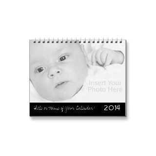 Small Custom Full Photo basic 2014 Wall Calendars
