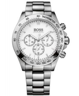 Hugo Boss Watch, Mens Stainless Steel Bracelet 46mm 1512889   Watches   Jewelry & Watches