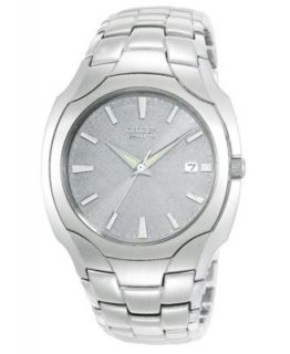 Citizen Mens Eco Drive Stainless Steel Bracelet Watch 40mm BM6060 57F   Watches   Jewelry & Watches