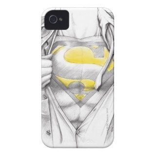 Sketched Chest Superman Logo iPhone 4 Covers