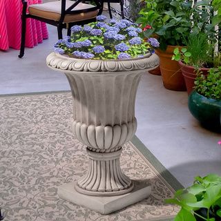 Christopher Knight Home Antique White Italian 26 inch Urn Planter Christopher Knight Home Planters, Hangers & Stands