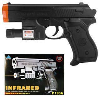 SPRING POWERED P.193A 1/1 Real scale high grade airsoft hand gun size 7" : Airsoft Pistols : Sports & Outdoors